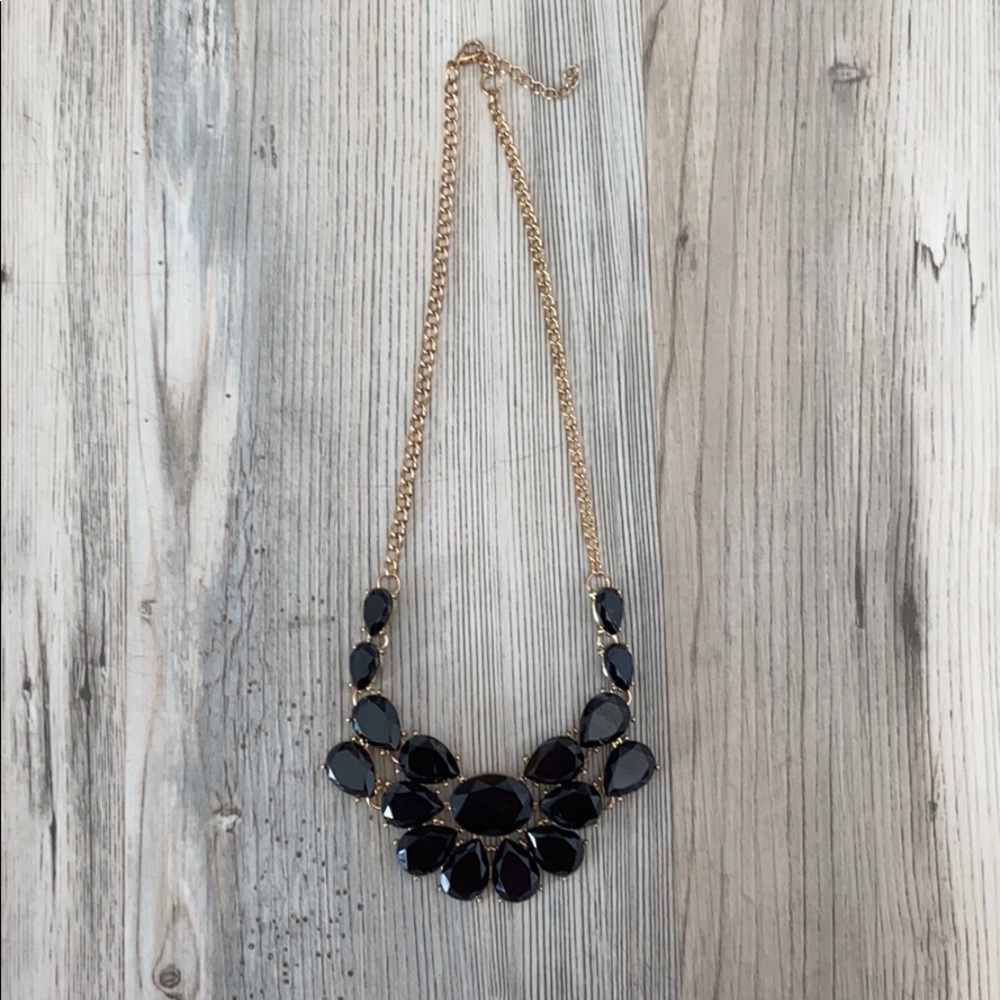 Black & Gold Statement Necklace